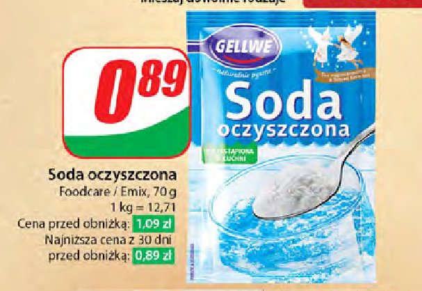 Soda oczyszczona Gellwe promocja