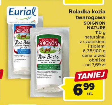 Rolada kozia twarogowa z czosnkiem i zio艂ami promocja