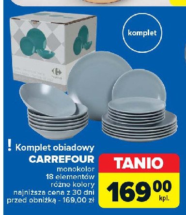 Komplet obiadowy Carrefour home promocja