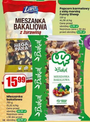 Mieszanka bakaliowa 750 g promocja w Dino
