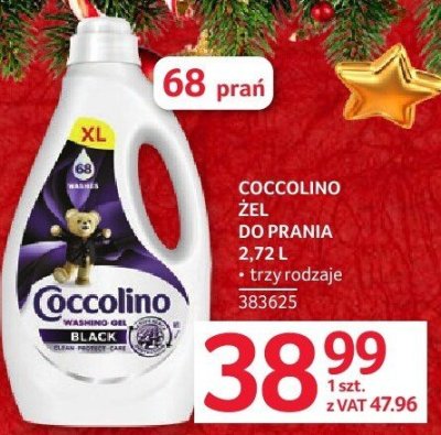 Żel do prania Coccolino 2,72 L promocja w Selgros