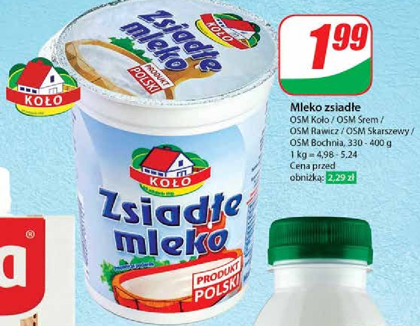 Zsiadłe mleko Skarszewy promocja