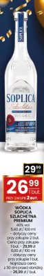 Wódka SOPLICA SZLACHETNA PREMIUM promocja w Twój Market