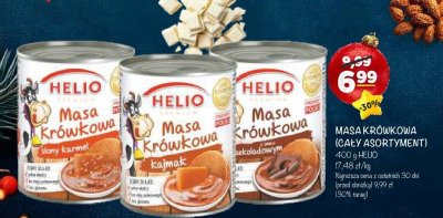 Masa Krówkowa Helio czekoladowym 400g promocja w Arhelan