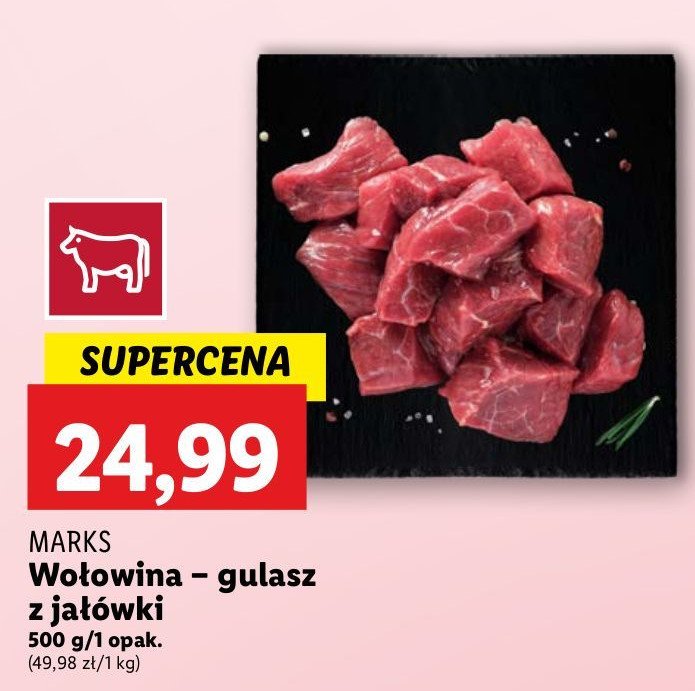 Gulasz z jałówki MARKS (MIĘSO) promocja