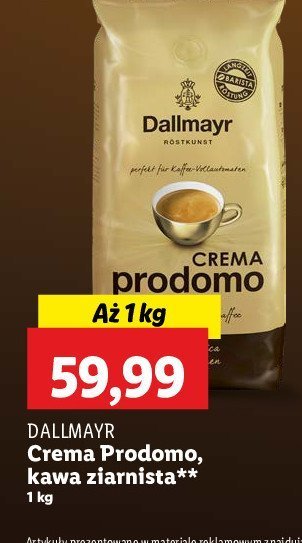 Kawa Dallmayr crema prodomo promocja