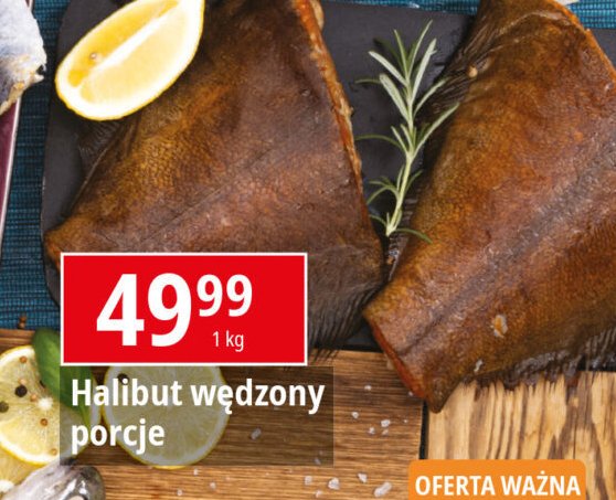 Halibut wędzony promocja w Leclerc