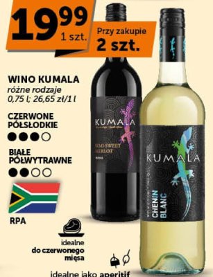 Wino Kumala różne rodzaje promocja w Euro Sklep