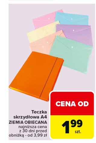 Teczka skrzydłowa a4 Ziemia obiecana promocja