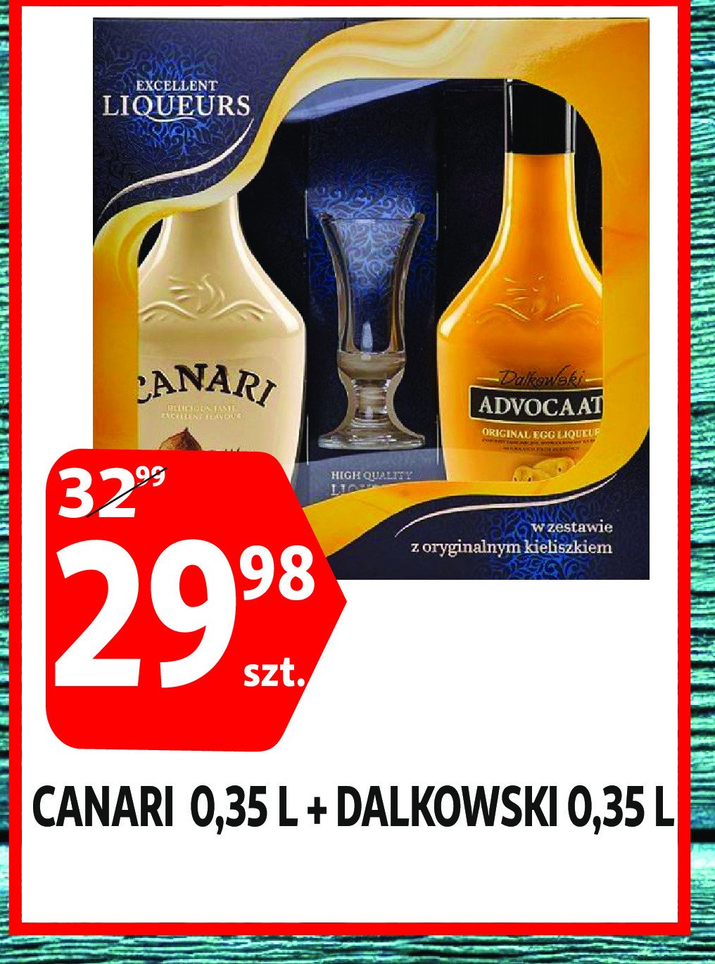 Likier CANARI TOFFE + DALKOWSKI promocja