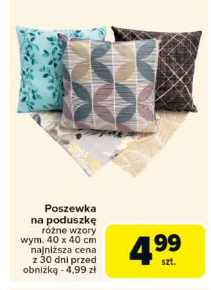 Poszewka 40 x 40 cm promocja