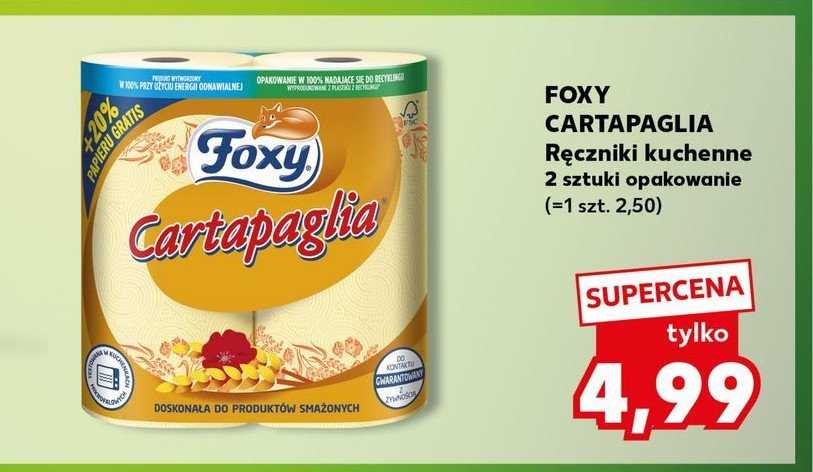 Ręcznik kuchenny Foxy cartapaglia promocja