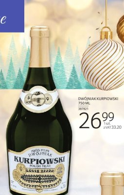 Miód pitny Dwójniak Kurpiowski 750ml promocja w Selgros