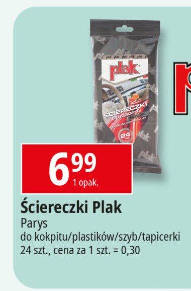 Ściereczki do kokpitu matowe Plak promocja