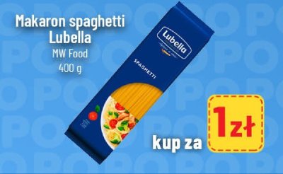 Makaron spaghetti Lubella promocja w POLOmarket
