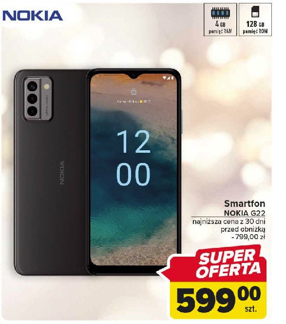 Smartfon g22 Nokia promocja