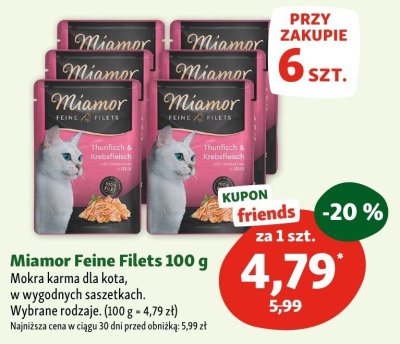 Karma mokra Miamor Feine Filets 100 g promocja w MAXI ZOO