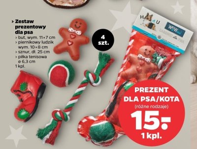 Zestaw prezentowy dla psa  promocja w Netto