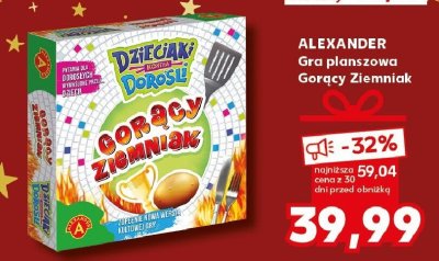 Gra planszowa ALEXANDER Gorący Ziemniak Dzieciaki kontra Rodzice promocja w Kaufland