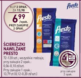 Ściereczki do kuchni Presto clean Presto harper hygienics promocja w Stokrotka