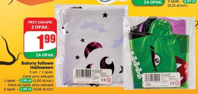 Balony foliowe Halloween promocja w Dino