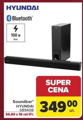 Soundbar SB940B Hyundai promocja w Carrefour