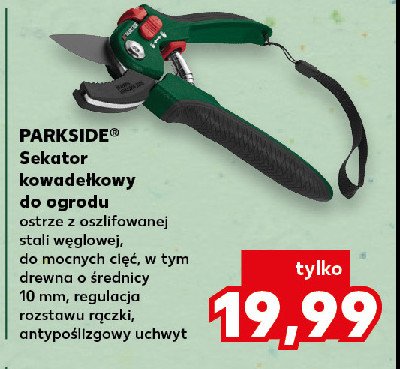 Sekator ogrodowy kowadełkowy Parkside promocja