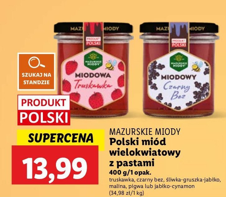 Miód z pigwą Mazurskie miody Mazurskie miody1 promocja