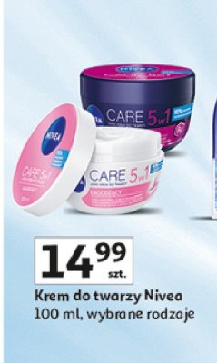 Krem do twarzy lekki łagodzący Nivea creme care promocja