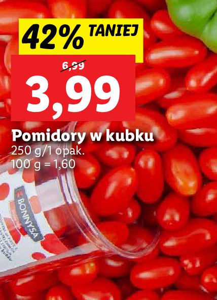 Pomidory w kubku BONNYSA promocja