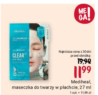 Maseczka dwuetapowa clear Mediheal promocja