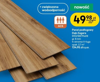 Panel podłogowy Dąb Zagara promocja w Castorama
