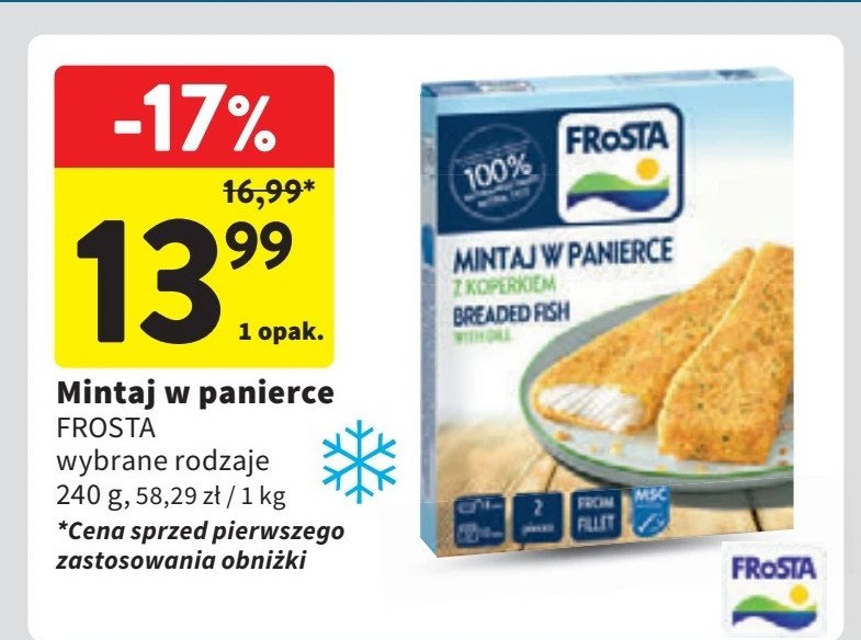 Mintaj z koperkiem Frosta promocja