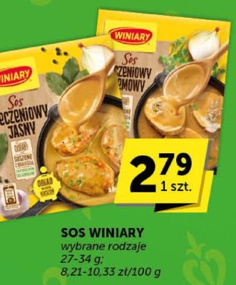Sos Winiary wybrane rodzaje promocja w Groszek