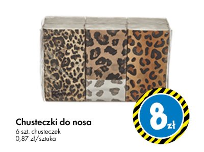 Chusteczki do nosa promocja w Tedi