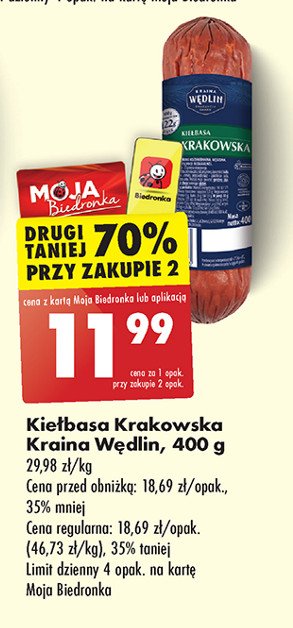 Kiełbasa krakowska Kraina wędlin promocja