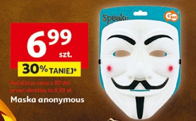 Maska anonymous promocja w Auchan