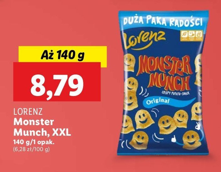 Chrupki Lorenz monster munch promocja