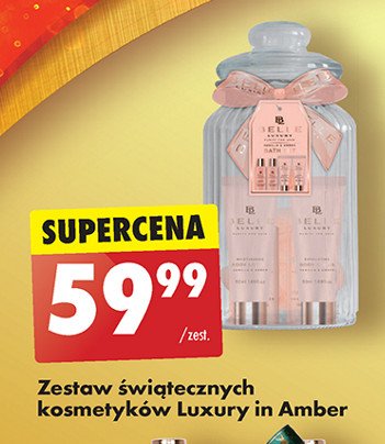 Zestaw luxury in amber promocja w Biedronka