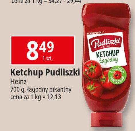 Ketchup pikantny Pudliszki promocja