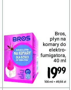Wkłady do elektro na komary dla dzieci Bros promocja