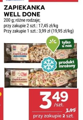 Zapiekanka Well Done promocja w Stokrotka