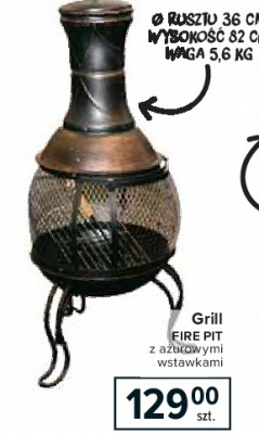 Grill fire pit promocja