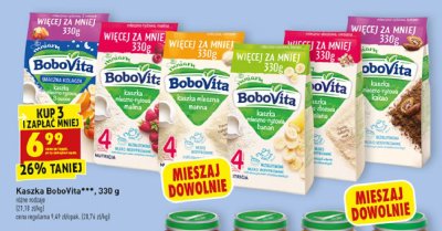 Kaszka mleczna manna Bobovita mniam promocja