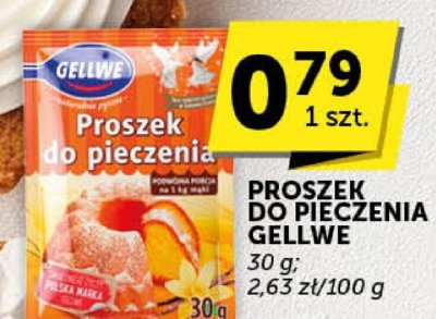 Proszek do pieczenia Gellwe promocja w Euro Sklep