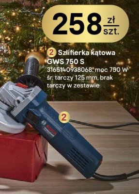Szlifierka kątowa GWS 750 S Bosch promocja w Castorama