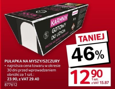 Pułapka na myszy/szczury promocja w Selgros