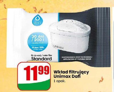 Wkład filtrujący Unimax Dafi Standard promocja w Dino