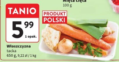 Włoszczyzna tacka promocja w Intermarche