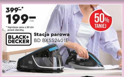 BLACK+DECKER Stacja parowa BD BXSS2401E promocja w Biedronka